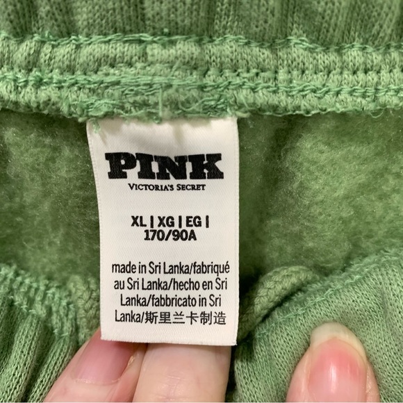 Pink VS Ivy Fleece Campus Sweatpants X-Large - Picture 6 of 9